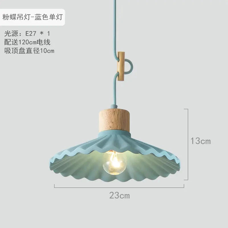 Nordic LED Pendant Light - Modern Cement Hanging Lamp