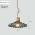 Nordic LED Pendant Light - Modern Cement Hanging Lamp