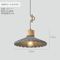 Nordic LED Pendant Light - Modern Cement Hanging Lamp