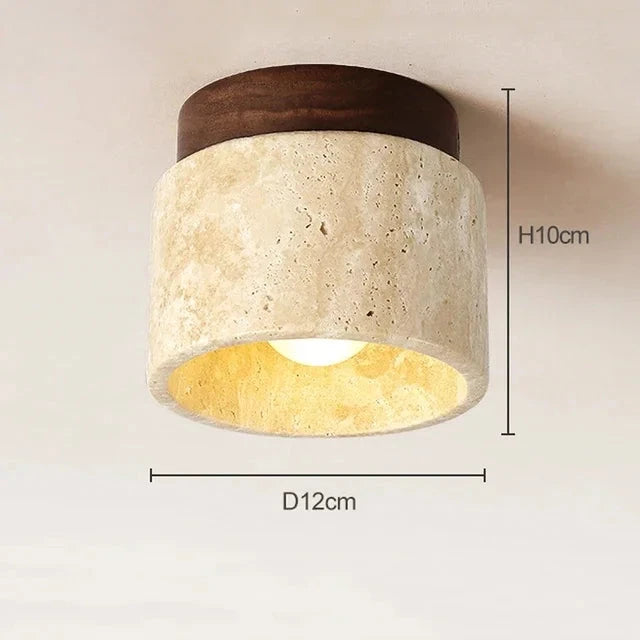 Marble Wabi Sabi Light - Elegant Ceiling Fixture for Chic Home Decor