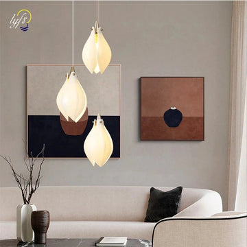 Magnolia Petal Pendant Light