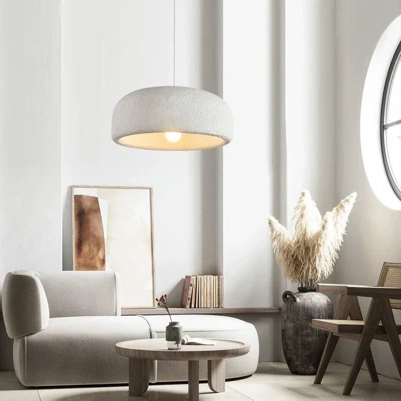 Nordic Minimalist Pendant Lights - Wabi-Sabi Wind LED Design