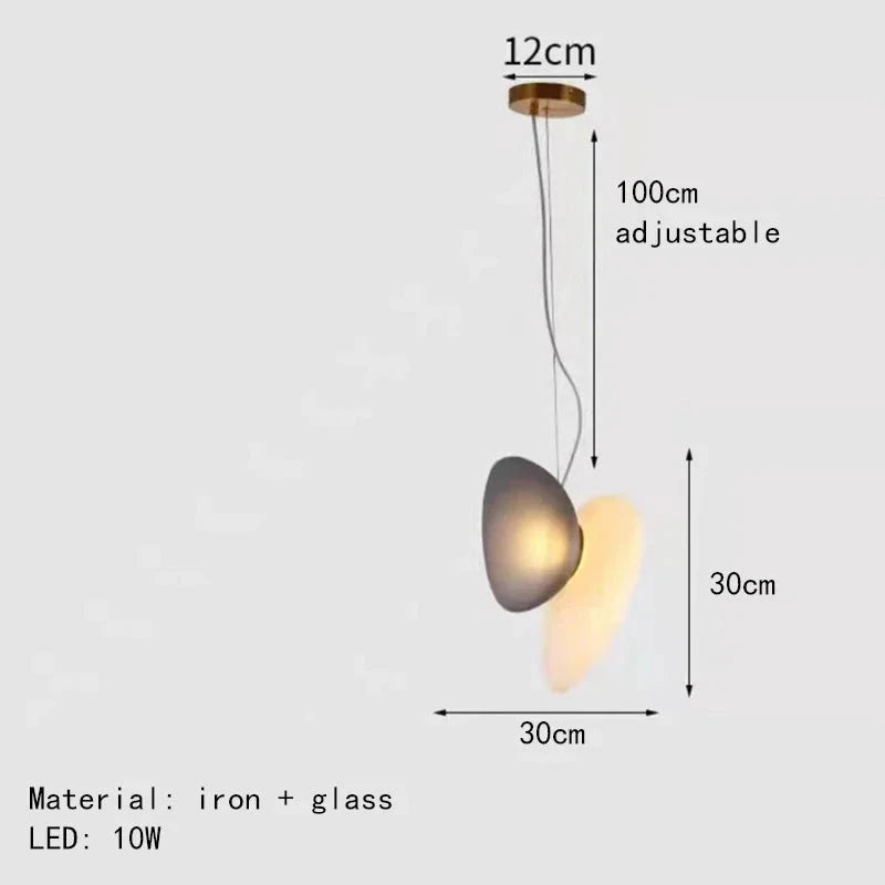 Amber Glass Pendant Light