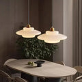 Cream Glass Pendant Light