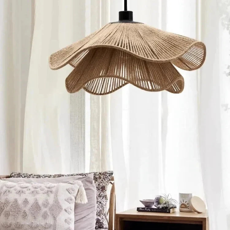 Rattan Pendant Light for Boho-Chic Home Decor