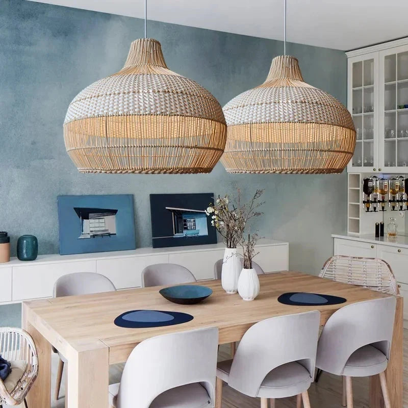 Basket Rattan Pendant Light