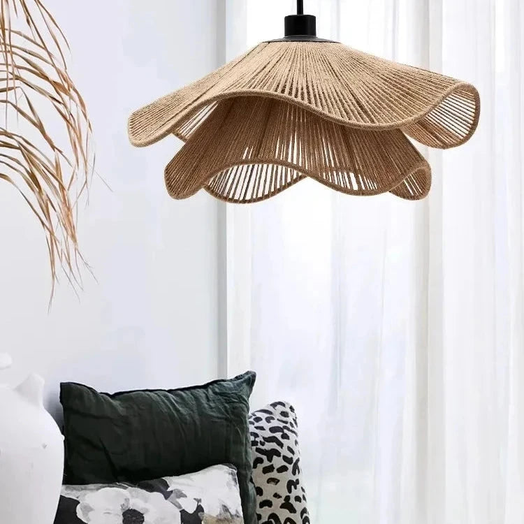 Rattan Pendant Light for Boho-Chic Home Decor