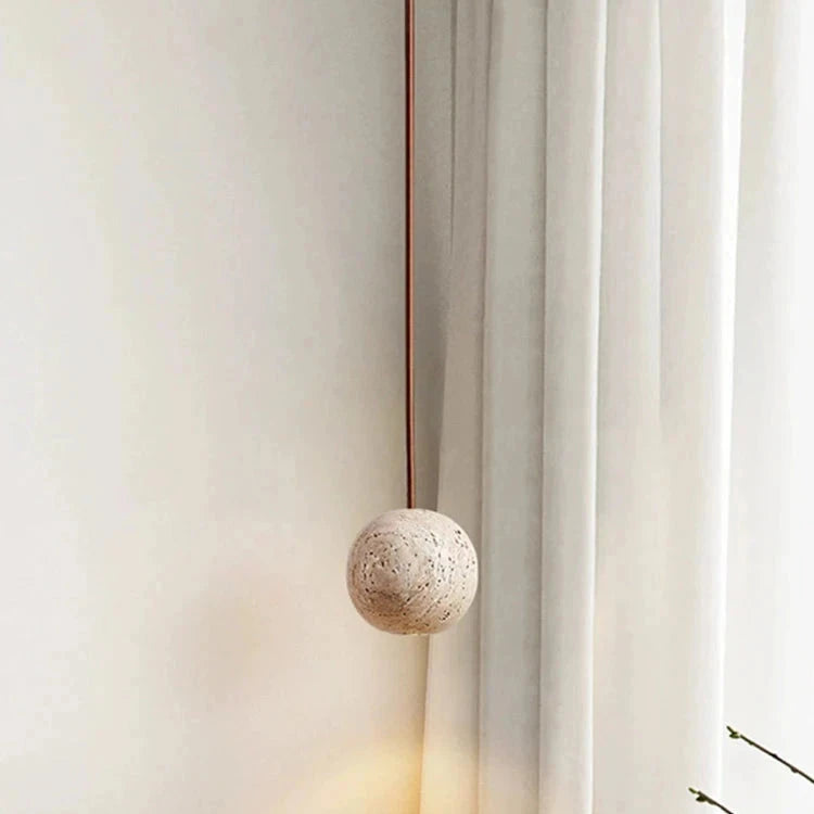 Travertine Stone Pendant Light for Elegant Home Decor