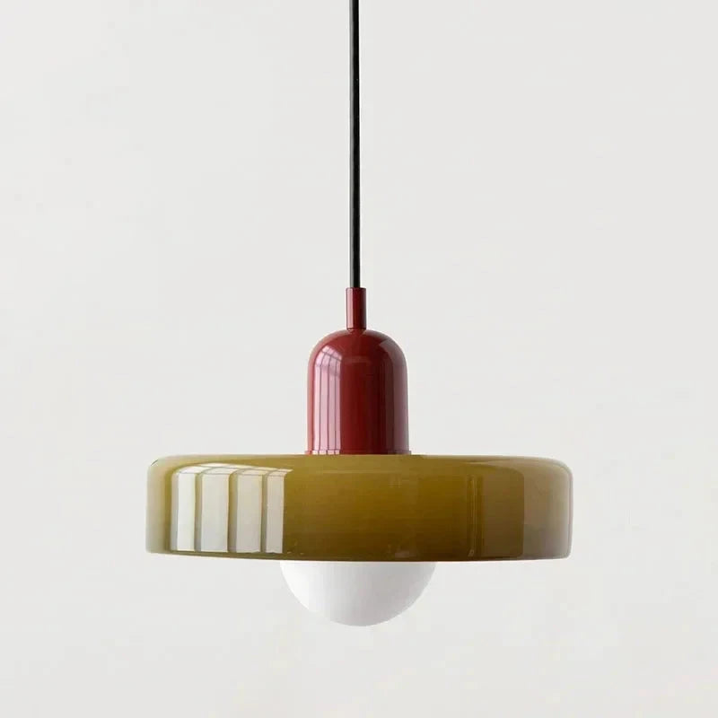 Stylish Macaron Glass Pendant Light for Modern Decor
