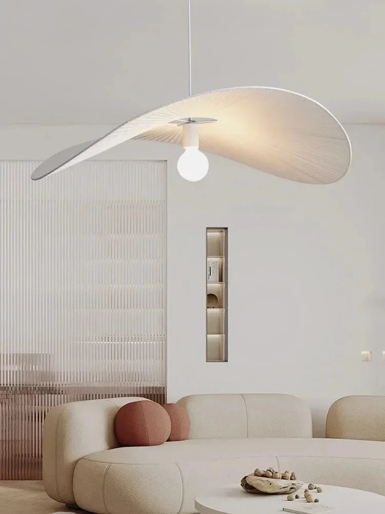 Fabric Hat Pendant Light