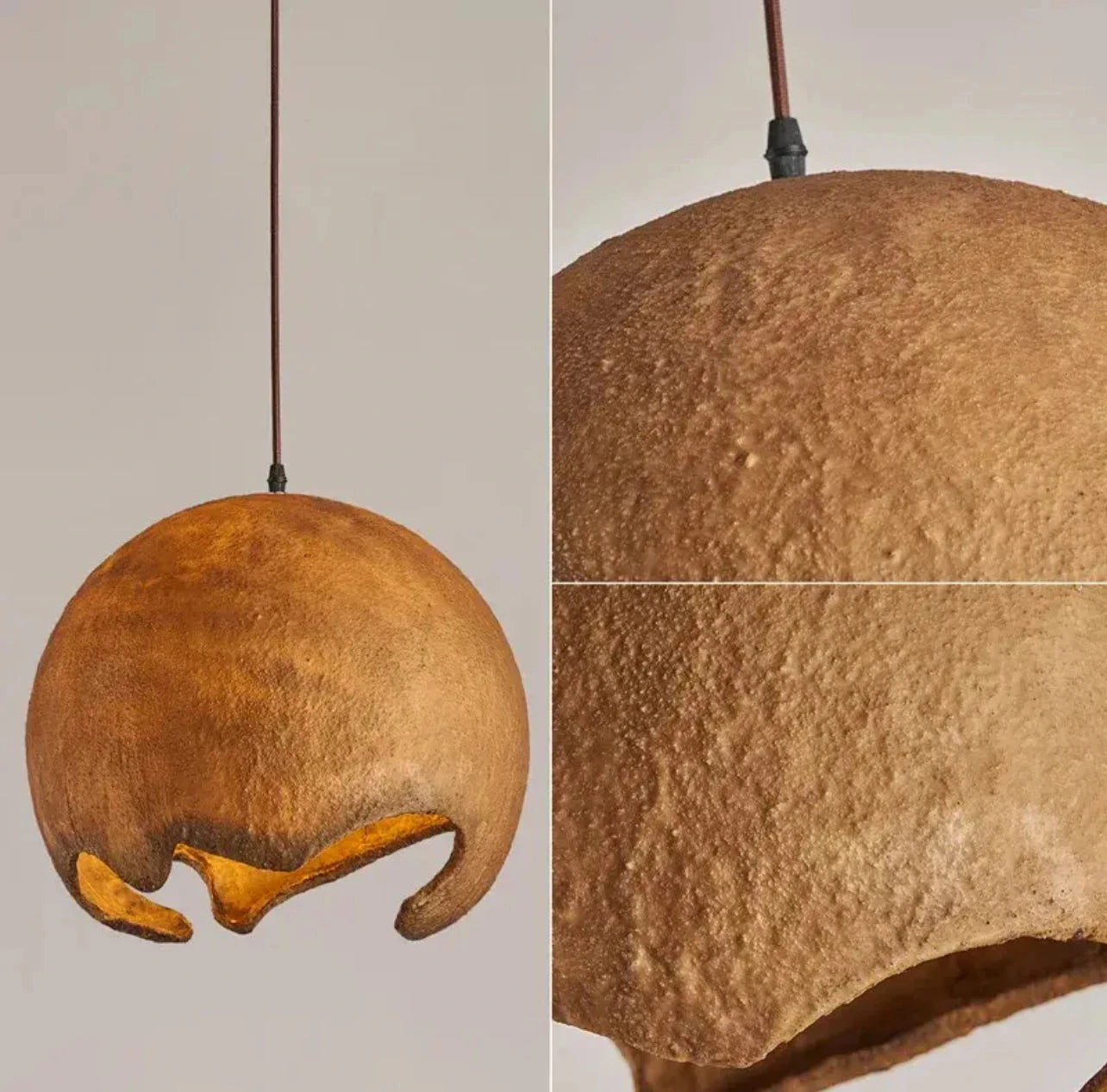 Candelabro LED Nórdico Wabi Sabi E27 para Iluminación Elegante