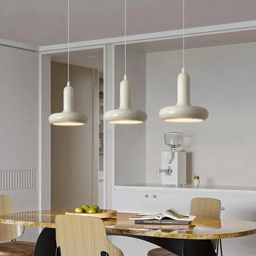 Retro Nordic Pendant Light - Stylish White Design for Modern Interiors