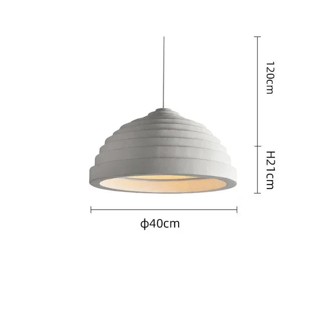 Double Porcelain Pendant Light