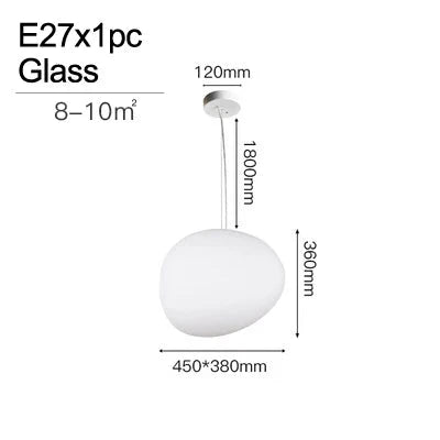 Cobblestone Glass Pendant Light