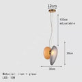 Amber Glass Pendant Light