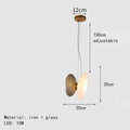Amber Glass Pendant Light