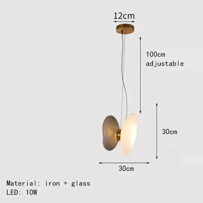 Amber Glass Pendant Light