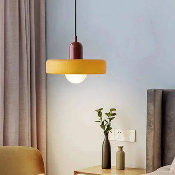 Stylish Macaron Glass Pendant Light for Modern Decor