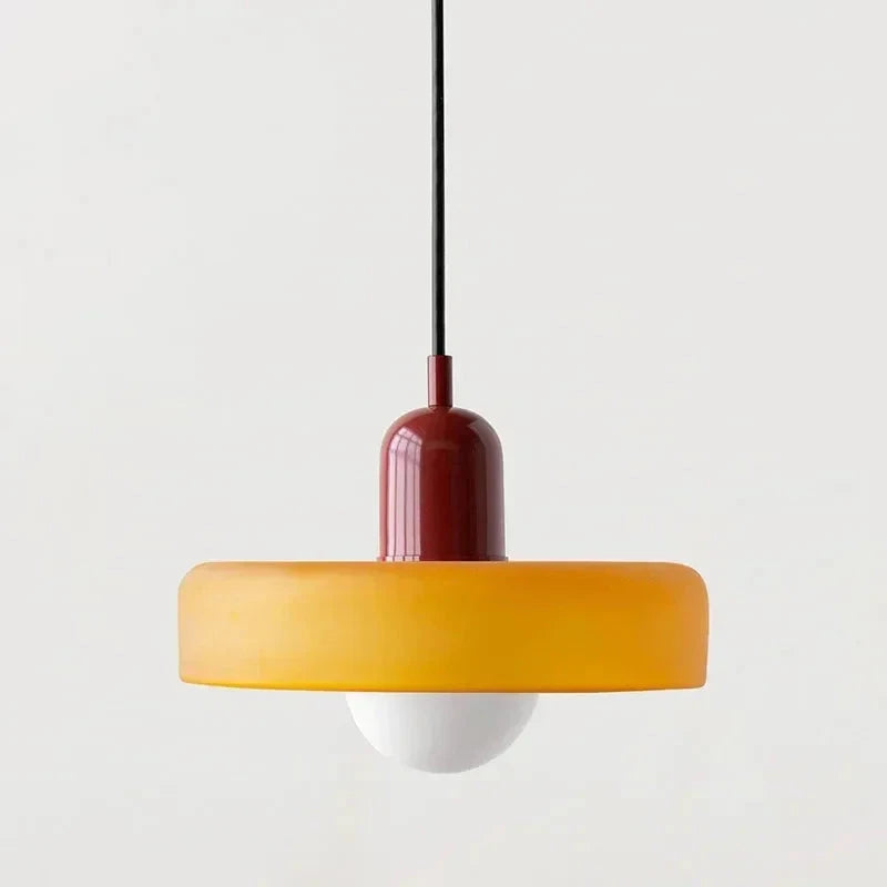 Stylish Macaron Glass Pendant Light for Modern Decor