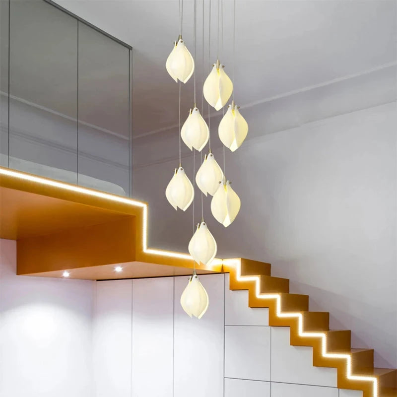 Magnolia Petal Pendant Light