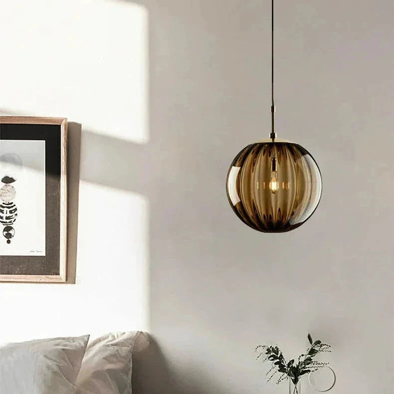 Glass Ball Pendant Light