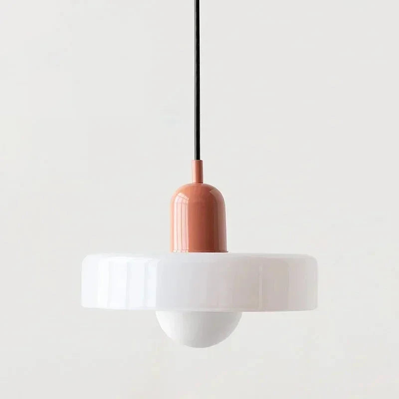 Stylish Macaron Glass Pendant Light for Modern Decor