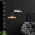 Smoked Glass Pendant Light Bowl for Elegant Illumination