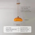 Pumpkin Pendant Light - Elegant Glass Fixture for Unique Home Decor