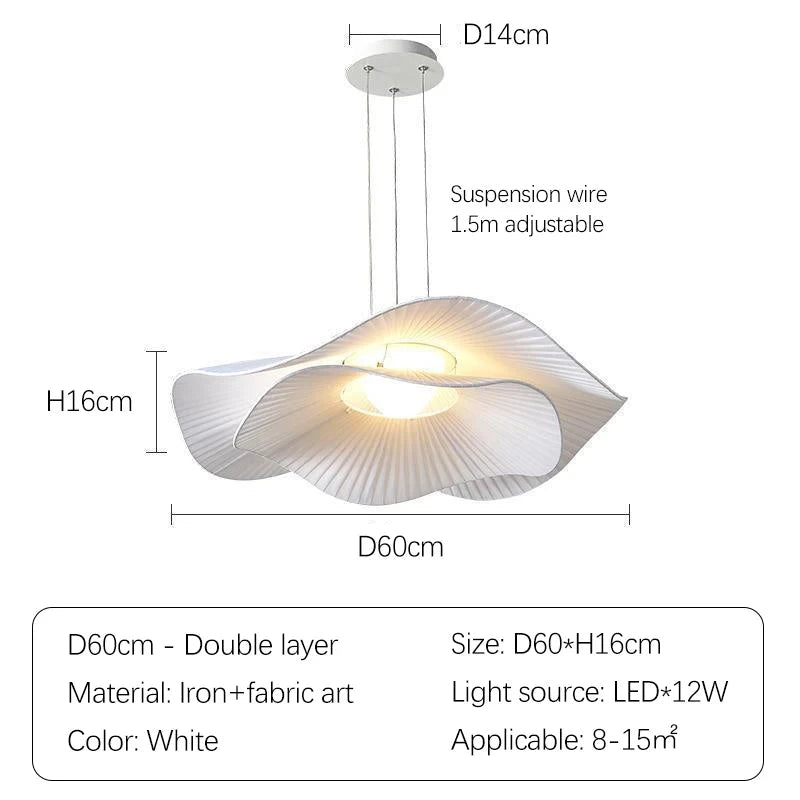 Lotus Leaf Pendant Light - Elegant Illumination for Your Home