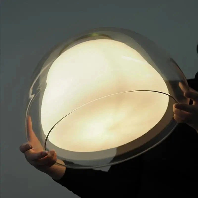 Minimalist Glass Pendant Light for Modern Home Decor