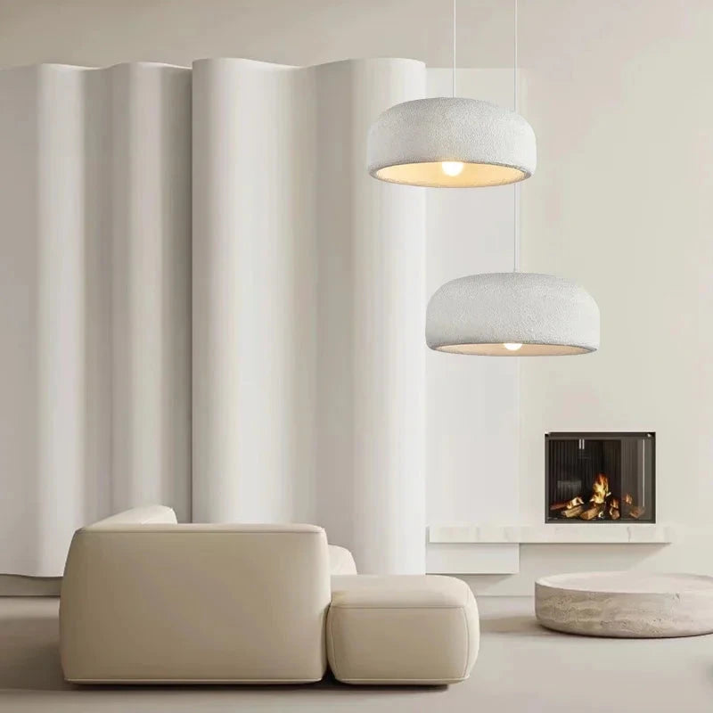 Nordic Minimalist Pendant Lights - Wabi-Sabi Wind LED Design