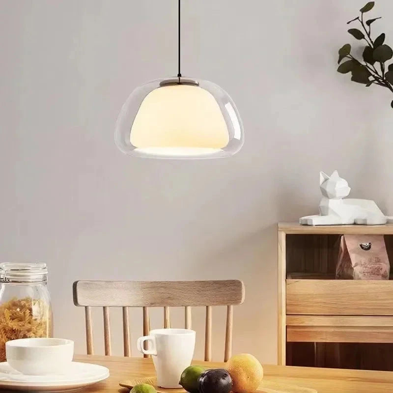 Minimalist Glass Pendant Light for Modern Home Decor