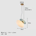 Amber Glass Pendant Light