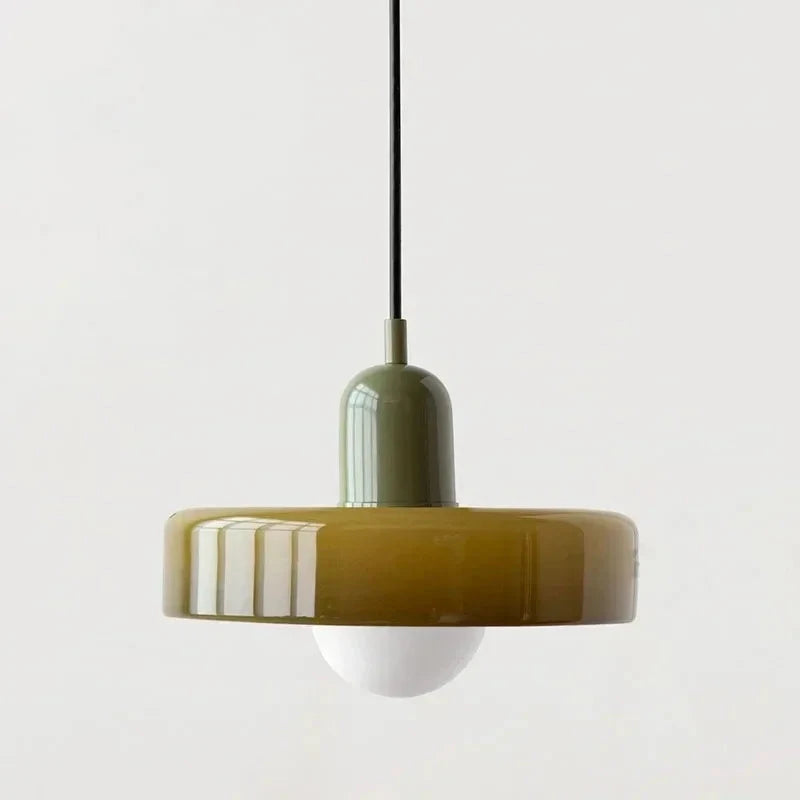Stylish Macaron Glass Pendant Light for Modern Decor