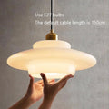 Cream Glass Pendant Light