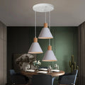 Modern Nordic White Pendant Lights Simple LED Hanging Lamp for Living Room bedroom Home Industrial Decor Luminaire New 1/3 Heads