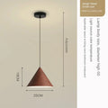 Conical Wooden Pendant Light for Stylish Home Décor