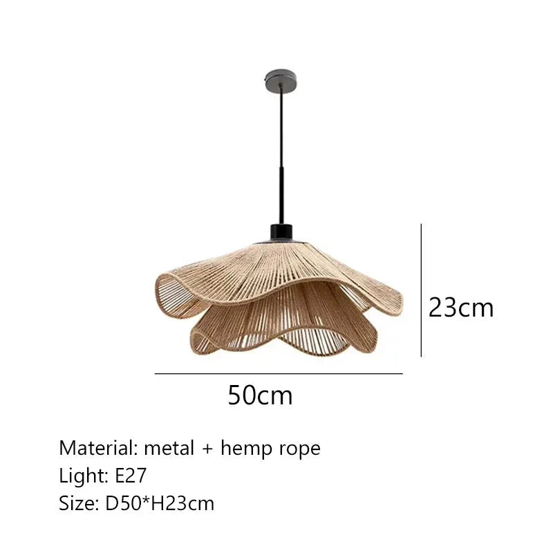 Rattan Pendant Light for Boho-Chic Home Decor