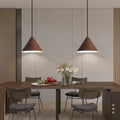 Conical Wooden Pendant Light for Stylish Home Décor