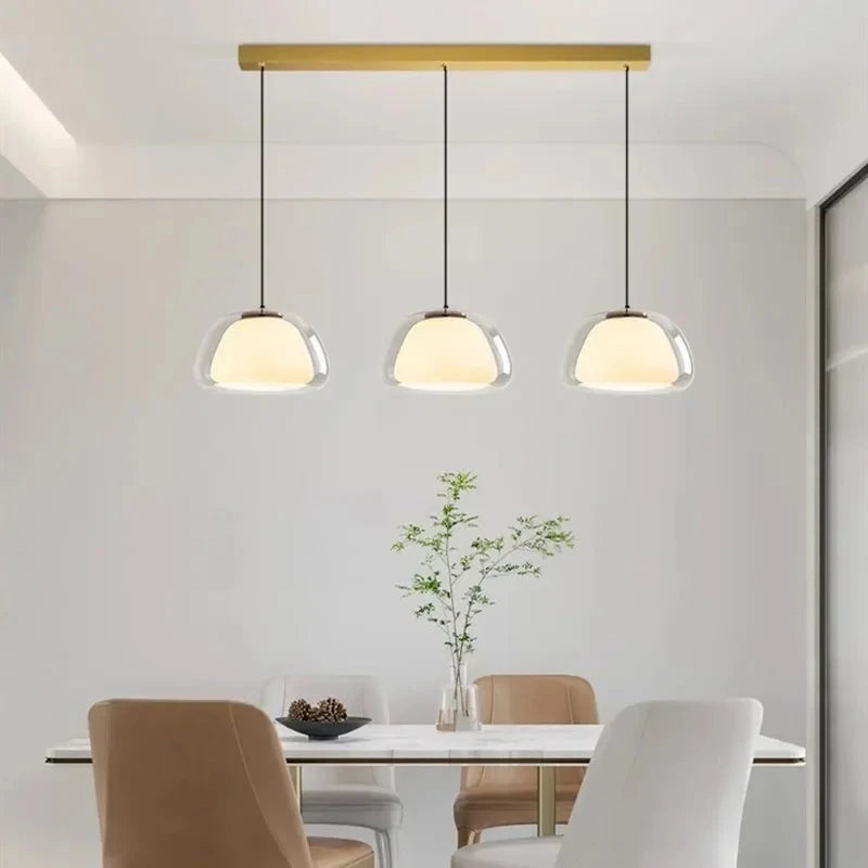 Minimalist Glass Pendant Light for Modern Home Decor