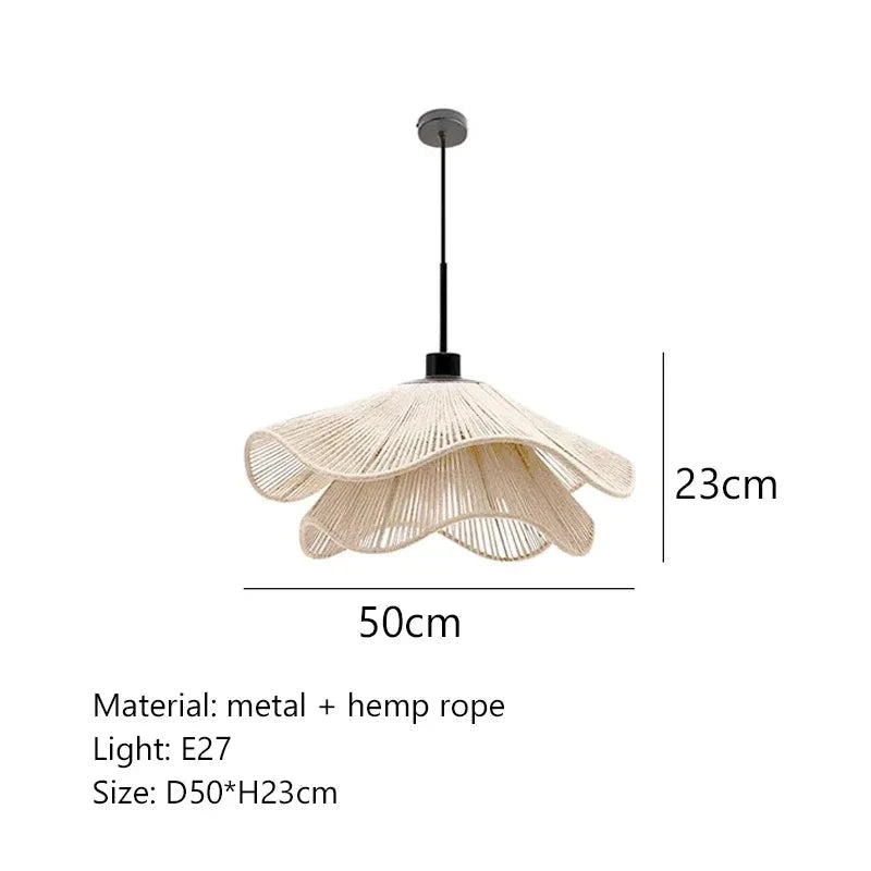 Rattan Pendant Light for Boho-Chic Home Decor