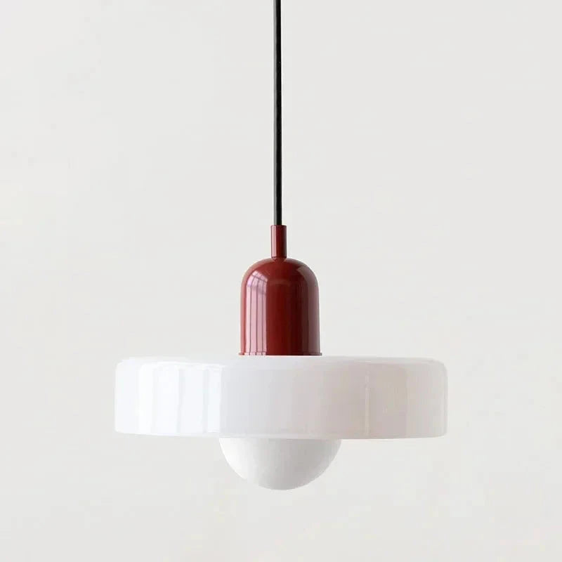 Stylish Macaron Glass Pendant Light for Modern Decor