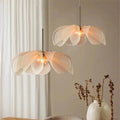 Flower Pendant Light - Elegant Floral Fabric Lighting for Home Decor