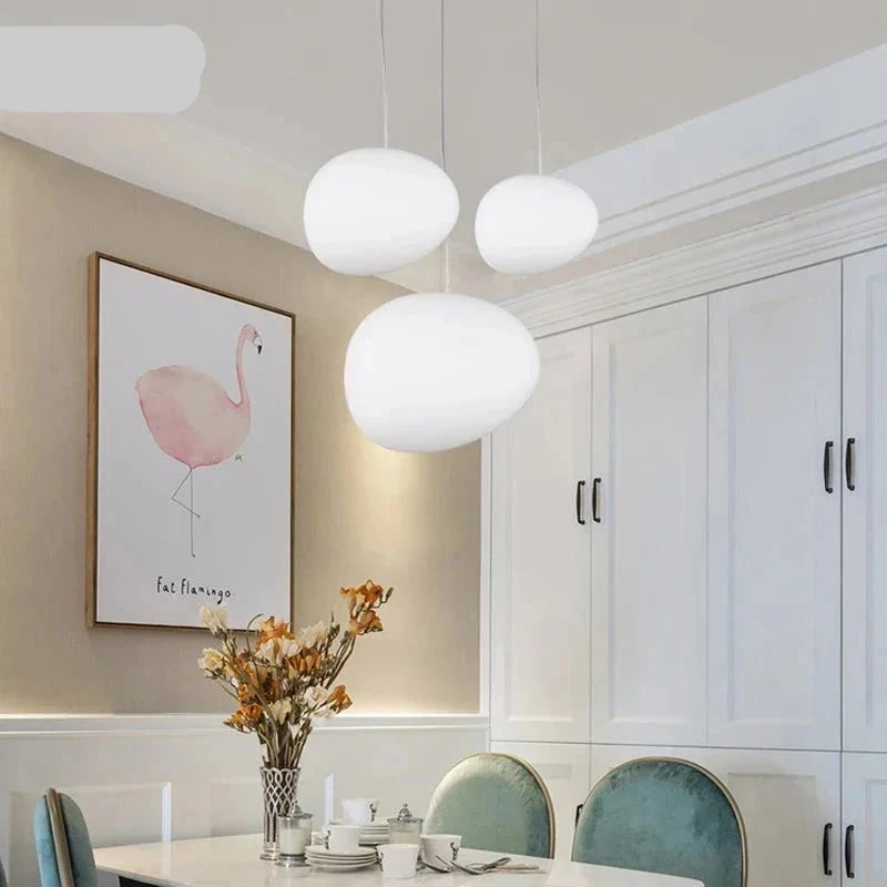 Cobblestone Glass Pendant Light