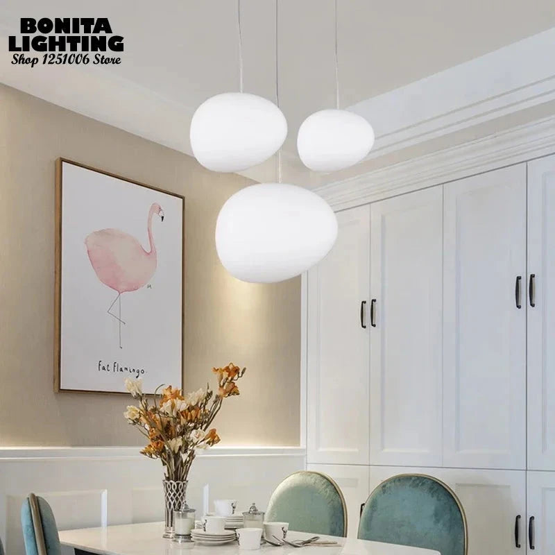 Cobblestone Glass Pendant Light