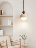 Bud Cream Stone Pendant Light