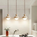 Bud Cream Stone Pendant Light