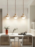 Bud Cream Stone Pendant Light