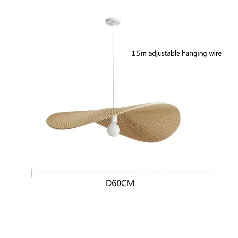 Fabric Hat Pendant Light