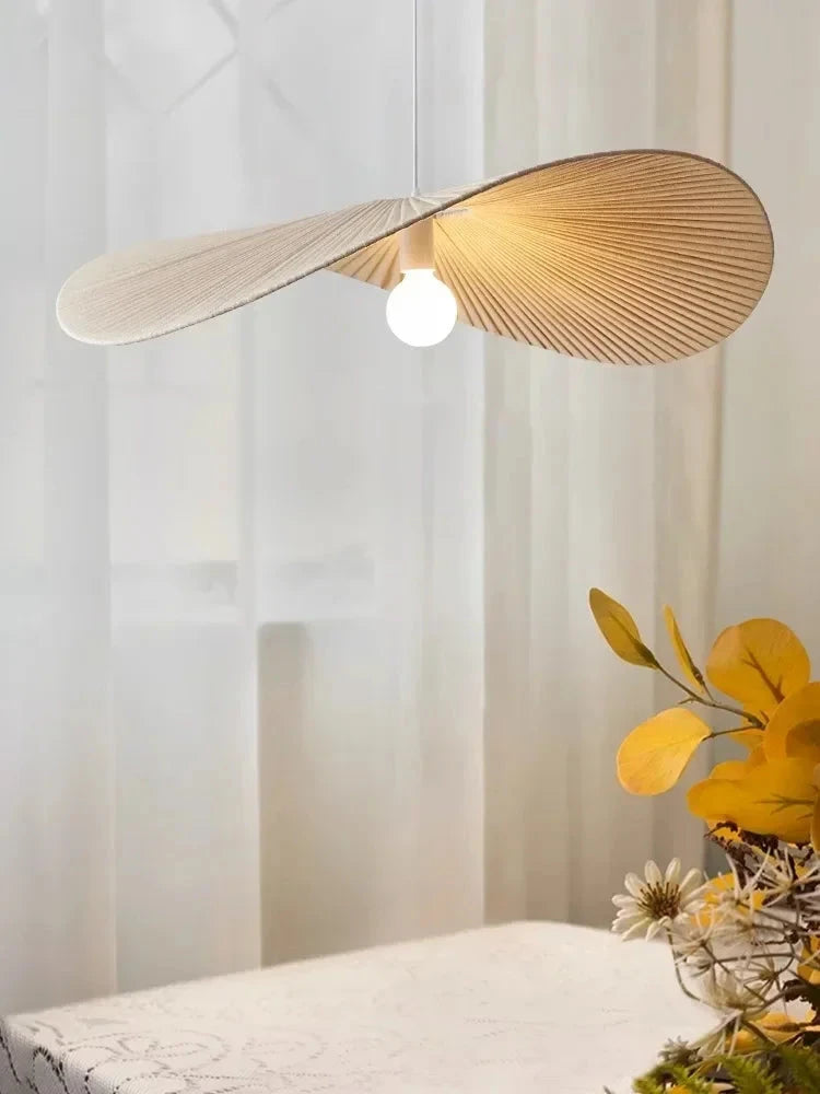 Fabric Hat Pendant Light